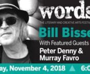 Join us for a reading and conversation with Bill Bissett, featuring performances by Peter Denny and Murray Favro of Luddites! nnWhen: Sunday, 4th of November, 6pmnnWhere: Museum London, Centre GallerynnCanadian poet bill bissett was born in Halifax, Nova Scotia, and started publishing in the 1960s. The author of more than 60 books of poetry, he is also a painter and musician. Known for his unconventional writing style and spirited performances, his collections of poetry include Th influenza uv l