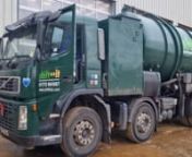 Volvo 8x4 Waste Disposal Tanker Lorry, A/C, Automatic Gearbox - KV57 XRH - YV2JSG0G08A652634 - 140399826 - CM