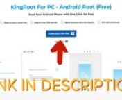 Download KingRoot from Official Website -nnHello Everyone, in this Video, we will learn, how to easily ROOT any Android phone, Rooting is a very complicated process, but with the help of DrFone application, we can root almost any android phone with one click, it is safe and you data will not be lost using this method.nShare, Support, Subscribe!!!nnIn this video we will teach How To Root Android Phone &#124; How to Root any Android phone &#124; One click ROOT Easy Tutorial watch this video complete don&#39;t