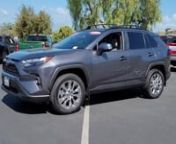 This is a USED 2022 TOYOTA RAV4 XLE PREMIUM FWD offered in San Juan Capistrano California by Capistrano Valley Toyota (USED) located at 33395 Camino Capistrano, San Juan Capistrano, CaliforniannStock Number: P1564nnFor photos &amp; more info: nhttp://used.capistranotoyota.netlook.com/detail/used-2022-toyota-rav4-xle-premium-fwd-san-juan-capistrano-ca-a18565582.htmlnnHome Page: nhttps://www.capovalleytoyota.com/
