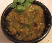 Hi everyone, here is an easy recipe for salsa that I do at home. I only one person so I made a small amount.nIngredients: tomato, jalapeño or other chili pepper of your choice, onion, garlic, cilantro, salt, chicken bouillonn1. Wash vegetablesn2. Deseed your jalapeño (if desired) and make cuts along the vegetables to make peeling easier latern3. Place on a sauce pan or comal and char themn4. Carefully place the hot ingredients and close in a plastic bag for ~10 minsn5. Take out and peel outer