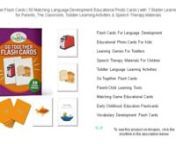 Click here&#62;https://amzn.to/48vkZkQ&#60;to see this product on Amazon!nnnnAs an Amazon Associate I earn from qualifying purchases. Thanks for your support!nnnnnnGo Together Flash Cards &#124; 50 Matching Language Development Educational Photo Cards &#124; with 7 Starter Learning Games &#124; for Parents, The Classroom, Toddler Learning Activities &amp; Speech Therapy MaterialsnnFlash Cards For Language DevelopmentnEducational Photo Cards For KidsnLearning Games For ToddlersnSpeech Therapy Materials For Chil