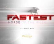 Ova Charged won the 2024 Page Cortez S. by 12 1/2 lengths and earned a 113 Beyer Speed Figure, the best number recorded since Flightline. The Fastest Horse of the Week is brought to you by the sires at WinStar Farm.