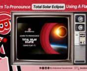 Eclipse Recap! Did you catch the breathtaking total eclipse on April 8, 2024? Even though the event has passed, its wonder lingers!nnSpeaking of linguistic quirks, have you ever heard of the Flap T? In American English, we sometimes replace a /T/ with a /D/ sound, like saying &#39;water bottle&#39; as &#39;/wa-der bah-duhl/&#39;. Similarly, for &#39;total eclipse&#39;, it&#39;s &#39;/toe-duhl e-klips/&#39;.nnShare your thoughts about the eclipse in the comment section!nn----nnStay Connected! Follow Us For More Valuable Speech Tips
