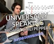 This is my bass cover of Universally Speaking by Red Hot Chili Peppers. It never fails to get me in the mood for summer �nnLIKING my videos and SUBSCRIBING to my channel helps me continue to make these videos and the transcriptions that go with them. Thank you for all your support so far! ��nnThe TAB player I use in my videos (affiliate link): https://goplayalong.com?c=basscraft .nnGo PlayAlong file for this song (TAB w/ song track): https://cloud.goplayalong.com/s/mWte2VRMxFhaT9XknU2wVN .