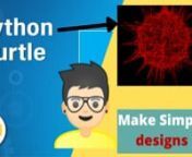Python Turtle &#124; make simple designs with python graphics&#124; lets codenIn this video:nWe are going to learn about python turtle graphics nwe make two designs with the help of a python turtle graphicsn#pythonTurtle#pythonturtlegraphics #pythonn--------------------------------------------------------------------------------------n#CompetitiveProgramming nnI make #programming videos in the Hindi language.n--------------------------------------------------------------------------------------nSubs