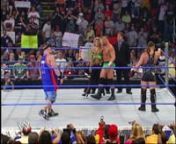 John Cena & Rob Van Dam & Charlie Haas With Miss Jackie vs Booker T & Rene Dupree & Luther Reigns SmackDown 08.12.2004 from cena vs