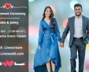 Engagement Ceremony of  Subin &amp; Jaimy&#124; Dallas , Texas .nnApril 17, 2021  , [ 11:00 AMCST  ]nnMar Thoma Event Center ,11500 Luna Rd , Dallas, TX 75234nnWatch Livestream :https://youtu.be/EB9hHVksqFY nnLive stream video available on Roku TV channeland do a search for channel name“ KERAL.TV “nnhttps://channelstore.roku.com/details/583203/keraltvnnLiveStream video Production by REDSTUDIO DALLAS. nnn 214 - 901 - 7013 nwww.redstudio.us
