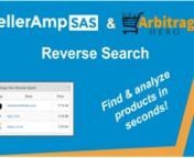 SellerAmp (selleramp.com) and Arbitrage Hero (selleramp.com/ah) are both powerful Amazon sourcing tools and each offer 14 day free trial. They have teamed up to bring you an integrated Reverse Search to assist your sourcing analysis. Find products, compare prices and better analyze your potential products. This video explains everything you need to know:n► 0:00 About Arbitrage Heron► 0:58 How to use the search if you are not an Arbitrage Hero subscriber n► 2:33 How to connect your SAS and