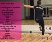 Thank you for working out with me! If you like my videos consider contributing to my virtual tip jar. nVenmo: @lizfit_Fitness PayPal @lizfitlizziennPlaylist - 60 minutes:nhe Way I Are (Dance With Somebody)nXnMind Over MatternTill the World EndsnFeels in My BodynFabulousnR.I.P.nBignStrutnShake Ya Boom BoomnDrummer BoynEyes Like Yours (Ojos Asi)nYou Don’t Know MenWarriornRunnCringenDig DeepnWalk Me HomenCover Me In Sunshine