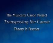 Canon Project: Transposing from f major chord sequence
