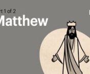 Watch our overview video on Matthew 1-13, which breaks down the literary design of the book and its flow of thought. In Matthew, Jesus brings God’s heavenly kingdom to earth and invites his disciples into a new way of life through his death and resurrection.