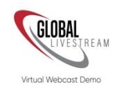 Demonstration of features available with virtual webcasts produced by Global Livestream Inc.nn- Use Microsoft Teams Live or Zoomn- HD Broadcast qualityn- Full motion video &amp; animationsn- Incorporate your company brand &amp; graphic designn- Display PowerPoint, YouTube, or share your desktopn- On-camera guest name &amp; location supersn- Up to 8 remote guest using secured webcam loginn- Stream live to Facebook, YouTube, or corporate intranetn- Archived program records