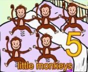 5 Little Monkeys from 5 little monkeys