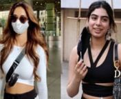 Disha Patani keeps it casual in her usual crop-top avatar at the airport, Khushi Kapoor carries a 3lacs (approx.) worth Dior handbag to the gym  Rhea Chakraborty and brother Showik Chakraborty on their usual grind as they hit the gym in the city  Karishma Tanna sips on her smoothie and looks radiant after her fitness routine Richa Chadha keeps it simple with her outfit at the airport. The national crush of India, Disha Patani is back in the city after attending her best friend&#39;s wedding. Disha