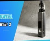 Uwell Whirl 2 Kit:https://vapesourcing.com/uwell-whirl-2-kit.htmlnnUwell Whirl 2 Kit consists of Uwell Conick Box Mod and Uwell Whirl 2 Tank. The device is compact for you to carry it around. Equipped with high-quality metallic materials, simple style, ergonomic design, comfortable to grip. The Uwell Whirl 2 starter kit is optimized to work with a single 21700/20700/18650 battery (not included). The 18650 battery sleeve is included in the package to make it compatible with 18650 batteries. Enter