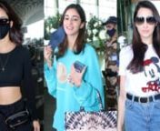 AIRPORT FASHION FACEOFF  : Disha Patani, Ananya Panday or Nora Fatehi ! Whose latest travel look did you like the most ?Today, for Bollywood celebrities and A-listers, fashion is everything. Everybody wants to look their best no matter what time of the day or night they are stepping out or location they are heading to. This constant need has given rise to a new kind of style - the airport style. Today check out these divas who turned heads at the airport with their unconventional style and comm