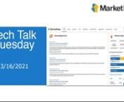 This week in the MarketEdge Tech Talk Tuesday for March 16, 2021 host Will Paule along with co-host David Blake provide a technical analysis of the previous week’s market activity. They talk about another volatile week as they all seem to be recently; most of the major averages ended the week with new highs; the jobs report was better than expected and continuing claims were down; Consumer Discretion was the highest sector for the week; there was a 5% drop in retail sales due primarily to the