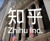 The New York Stock Exchange welcomes Zhihu (NYSE: ZH) in celebration of its Initial Public Offering. To honor the occasion, Founder, Chairman and CEO, Yuan ZHOU, will virtually ring The Opening Bell®.