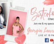 Sisterhood Check-in Is a weekly broadcast that airs every friday @ 10pm on Facebook, Youtube and Periscope Live! We interview different women that have overcome different challenges in their lives and want to share with the world how God has brought them through. My intent is for this show to provide encouragement, testimonials and strength to young girls and women. nnFollow me on Social Medianwww.facebook.com/womanofprovnwww.twitter.com/womanofprovnwww.instagram.com/womanofprovnwww.pscp.tv/woma