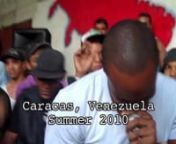 This short video documents a hip-hop school in the large and overcrowded barrio of La Vega in the hillsides of Caracas, Venezuela. Filmed in the months of July and August in 2010, it features interviews and performances by those involved in the school known as EPATU (Popular School for the Arts and Urban Traditions). The two main performances by the students, which are not translated due to the poetic nature of the lyrics, are summed up below:nnIn the first performance, 19-year-old Karine sings