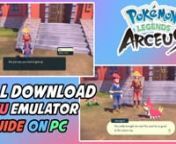 Want to know how to download and fully setup Pokemon Legends: Arceus in Yuzu Emulator for PC? If you are, then look no further cause in this video tutorial we will show you how it is done. Please do check if you meet the hardware specs first before you follow this guide. If you meet the specs then proceed with this tutorial.nnOfficial Site https://approms.com/pokelegendsarceusryuzunnThe following are the minimum system requirements for the Yuzu Emulator:nOS: 64-bit Windows 7, 64-bit Windows 8 (8