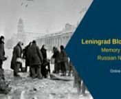 As part of the Blue PEACE LINE in September 2021, an online discussion on the topic of “Leningrad Blockade – Memory and the Russian Narrative” took place in cooperation with the German-Russian Museum Karlshorst.nThe director of the museum, Dr. Jörg Morré, gave a short introduction to what happened historically, what role the Wehrmacht had, what the consequences of the Leningrad Blockade were for the population, and then discussed with the PEACE LINE participants.nOn the spot, 20 young pe