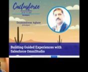 This session is for Administrators, Developers, Architects &amp; Consultants who would like to learn Salesforce OmniStudio capabilities and deliver solutions to customers on Salesforce Industries for Communications, Healthcare, Energy, and Insurance. In this session attendees will learn about how to develop engaging, digital-first guided experiences using OmniStudio which has tools like DataRaptor, OmniScripts, Calculation Procedures, Calculation Matrix and Flex Cards.nn#Developer