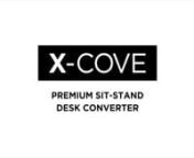 X-COVE – A brand NEW innovation from DeskStand. nNo other sit-stand converter on the market offers ALL of the X-COVEs unique features and benefits. X-COVE design is based on our years of experience and understanding, within the standing desk community.nnWe understand the importance of switching between sitting and standing more often. All of our products are designed with our in-depth research and development team and with the end users ergonomic importance in mind.nnnThis high quality, ergono