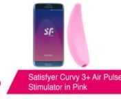 https://www.pinkcherry.com/products/satisfyer-curvy-3-air-pulse-stimulator (PinkCherry US)nhttps://www.pinkcherry.ca/products/satisfyer-curvy-3-air-pulse-stimulator (PinkCherry Canada)nn--nnIf we seem a little distracted over here, feel free to blame Satisfyer. It&#39;s all their fault really, because we just can&#39;t stop staring at these silky pink curves! Tossing a handful of holiday magic over a year many of us would probably like to forget, the brand new Satisfyer Curvy 3+ Air Pulse Stimulator + V
