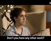 Sanya Malhotra's Savage Replies To Desi Aunty _ Prashasti Singh _ Pagglait _ Netflix India from aunty desi