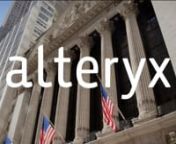 The New York Stock Exchange welcomes executives and guests of Alteryx (NYSE: AYX) in celebration of its 5th anniversary of listing. To honor the occasion, Mark Anderson, CEO, will ring The Closing Bell®.