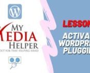 In this video, we’ll activate the plugins we installed in our Lesson 4 (https://www.youtube.com/watch?v=9Z7ju7AXNBs&amp;t=2582s) training. Enjoy!nnMake SURE To Get Your FREE 60-PAGE My Media Helper WordPress and GetResponse eBOOK:nn � � - https://www.mymediahelper.com/wordpress-getresponse-ebooknnPlease LIKE, SHARE and JOIN the Channel!nnSetting Up PluginsnnHere’s a list we will be going over and their appropriate links:nnAkismet: (https://akismet.com)nClassic Editor: (https://wordpress.