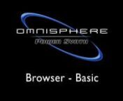 Omnisphere Video Tutorials:Browser-Basic from browser