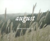 august by Taylor Swift.norchestral cover by me nnLogic Pro X using Spitfire Audio&#39;s BBC SO Discover nnlyrics:nSalt airnAnd the rust on your doornI never needed anything morenWhispersnOf