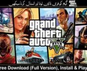 In this video tutorial you can learn how to Free Download Full Version Grand Theft Auto V (Highly Compressed) How to Install and run PC game also Problem Solutions in Urdu and Hindi Language.nnLink= https://www.muhammadniaz.net/2014/02/04/gta5v/