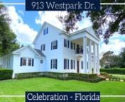 This is a walkthrough video of a house for sale at 913 Westpark Dr. in Celebration, Florida.