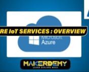 Join our email list by clicking on the link below for free technology-related reports, educational content, and deals on our courses.nnhttps://sendfox.com/makerdemynnAn overview of some of the Azure IoT services like Azure IoT hub, Azure IoT Central, Azure Digital Twins, Azure IoT Edge, Time Series Insights is discussed in this video. nnWhile this list of Azure IoT services is not exhaustive, these are some of the key services that you can start with, to get familiar with Azure IoT.nnClick on th