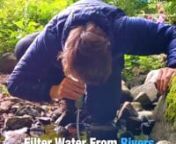 Stop drinking dirty water on the trails. No more running out of water outdoors. Our portable water filter system helps to provide you with clean water from natural sources, while removing 99.9999% of bacteria and parasites.n nDownload Our User Manual: https://aquahike.com/aquahikestrawnnThe #1 Survival ToolnWith our Hollow Fibre Membrane filter, getting water outdoors has never been easier! It removes 99.9999% of bacteria and parasites. We&#39;ve made water filters that are simple and safe to use, t