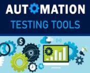 Top Automation Testing Tools for 2021 are covered in this video. I break down what tools I think will help you with your test automation efforts in the new year.You&#39;ll quickly learn what each tool is, what it does, and how it can help automate your software testing efforts.nnIf you read more about it, please check out the link.nhttps://www.amarinfotech.com/top-finest-automation-tools.htmlnnnWho are we?n***************************nWe offer Web Mobile App Development Agency, Travel &amp; Aviatio