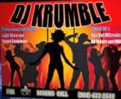 I met DJ Krumble on stickam and he asked me to make a video for his website. This is what I came up with. I got to try a lot of new things and ideas with this video and I really like how they came out. nnCheck out DJ Krumble at www.djkrumble.com