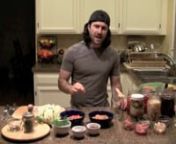 Tom the Nutritionist shows how to make lacto-fermented vegetables without whey, using only a salt brine. With only a few minutes of prep time and a week of fermentation you&#39;ll have sour, salty, crunchy vegetables full of beneficial microorganisms to keep your gut healthy and immune system calm.