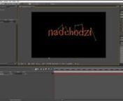 Adobe After Effects - krótki kurs tworzenia efektu pisania. Oferowany Kurs Wideo w pełni po Polsku zawiera około 3 godzin materiału! Pytaj o szczegóły: twoje.kursy@o2.pl