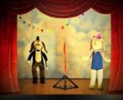 Please enjoy our latest little movie The Amazing Balthazar and Mirabelle, starring our magic bunnies! Inspired by old circus acts and Charlie Chaplin skits, Megan and Flo worked hard last summer on this stop motion animation. We are still beginners at this, but we are getting better! With a lot of inventive and spur of the moment solutions we were determined to create magic- even if it meant hooking a plastic horse to a toy fridge onto a chair to hold a line of Christmas lights for the perfect m