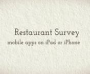 Just finished dinner at your favorite restaurant? Zwoor Survey allows now for feedback to be provided on the spot. nnLoved the waiter, or the wine choice? Let the restaurant owner know -- enter the Zwoor Survey code, tap the screen, done! nnFor restaurant or franchise owners, Zwoor Survey provides an easy way to capture customer sentiment, and views on what works, and what can be better. nnIf you&#39;re looking for an easy to use tool to capture feedback, use the ready made templates from our 50+ li