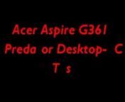Acer Aspire G3610 Predator Desktop-PC (Intel Core i7 2600, 3,4GHz, 16GB RAM, 1TB HDD, NVIDIA GTX 560 Ti, DVD, Win 7 HP)nnhttp://www.amazon.de/gp/product/B005N3G1ZWnnDie schlanken, kompakten Computer der Aspire X3 Serie haben nur ein Drittel der Größe eines traditionellen Desktop-PCs und passen exzellent in jedes Wohnambiente. Sie sind mit hochwertigen Komponenten und Anwendungen ausgestattet, mit denen sie all Ihren Anforderungen an Produktivität und Unterhaltung gerecht werden. Und dank der