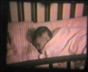 This video shows what went on in a day in the life of a three month old baby in 1945. Dad was in the Navy in Corpus Christy, Texas. Young mothers will notice a number of differences from then to now in a baby&#39;s early care. Dad&#39;s breakfast eating habits have changed a lot. nnIt appears that mother is patting the child at a very rapid rate to get the baby to burp. Actually that is a figment of the mechanical process to get the 16mm film pictures transferred to DVD.