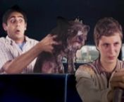 We photographed Michael Cera and Adhir Kalyan acting out their road trip mishaps and then printed, cutout, and re-photographed every frame in a paper pop-up world.Special thanks to Oscar the dog who was as professional as his human co-stars.Between the three actors, thousands of panels were hand cut to create the scene.