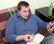 Watch the chat room moderator enjoy a delicious breakfast.