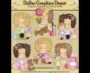 http://dollargraphicsdepot.comnnDollar Graphics Depot ~ Quality Graphics at Discount Prices! We offer family friendly products for only &#36;1.00, every day!! All of our products are available for immediate download, after payment is received. And best of all...our products are commercial use license free!!nnThe graphic sets in this DGD sampler include: little girls with pretty hair bows, makeup, stuffed teddy bears, little dolls, little ranger moose, a squirrel, a bear, a skunk, a jeep, a ranger st